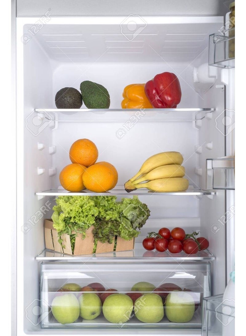 يونيون إير ثلاجة نوفروست يونيون إير، 350لتر، شاشة ديجيتال تاتش، 2 باب، فريزر بالأعلى، URN-420DLVLSA-DXSRBM -XLT - فضي - Image 2